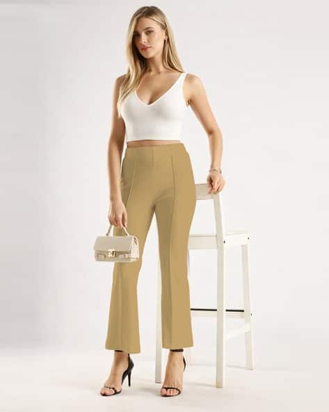 Buda Jeans Co Women Flat-Front Flared Pants