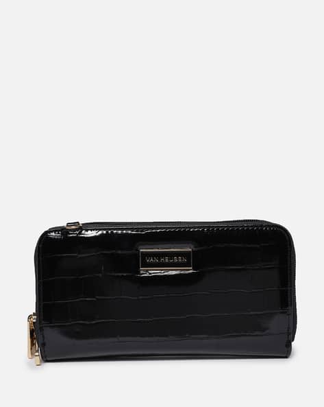 VAN HEUSEN Women Croc-Embossed Zip-Around Wallet