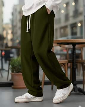 fabflee x ag Men Ribbed Straight Track Pants with Insert Pocket-picture-17