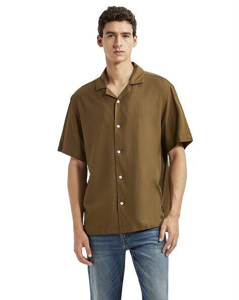 LEVI'S Men Textured Relaxed Fit Shirt