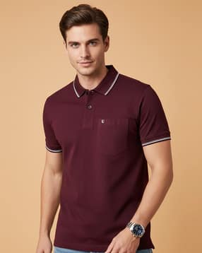 uniberry Men Regular Fit Polo T-Shirt-picture-15