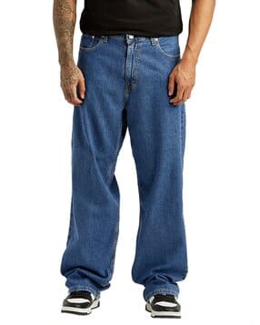 Men Lightly Washed 578 Loose Fit Jeans
