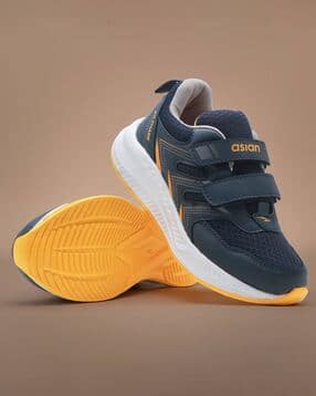 asian Boys Round-Toe Sports Shoes with Lace Fastening -picture-23