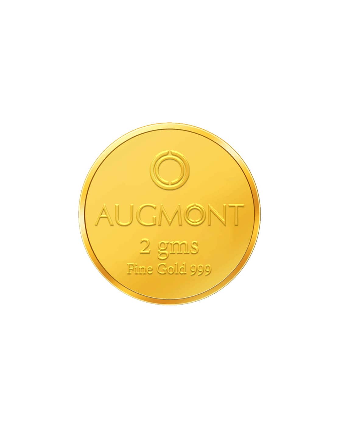 AUGMONT 2g 24K Pure Gold Coin 999 Kalpavriksha For Women (Yellow Gold, FreeSize)