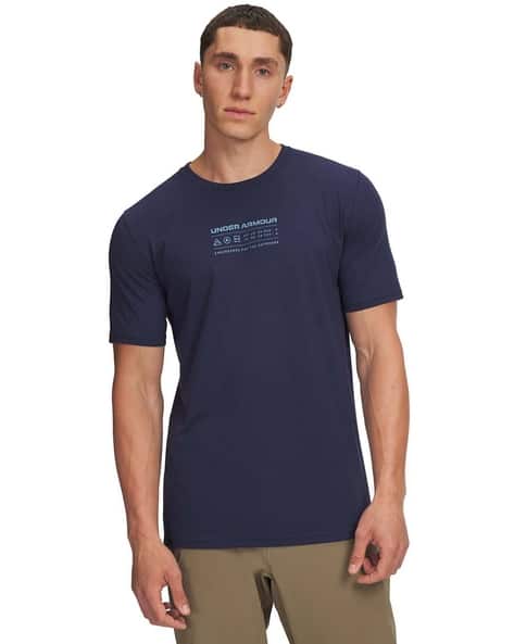 Men Mountain Scape Print Loose Fit T-Shirt