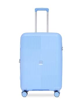 united colors of benetton Unisex Striped Hard Body Trolley Bag with TSA Lock-picture-10