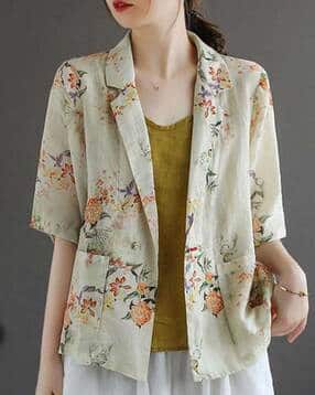 modestouze attires Women Floral Print Fitted Shirt-picture-38
