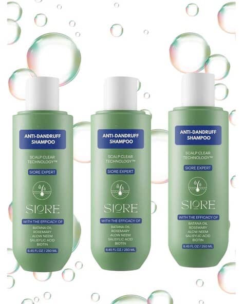 SIORE Set of 3 Anti-Dandruff Shampoos