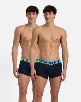 jockey Men Pack of 2 Trunks with Elasticated Waistband-picture-47