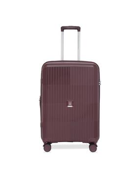 united colors of benetton Unisex Striped Hard Body Trolley Bag with TSA Lock-picture-40