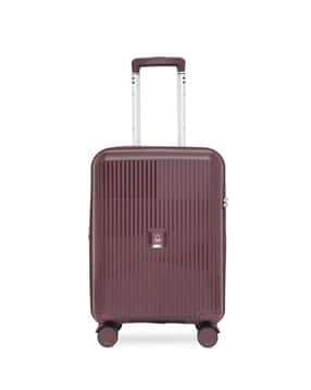 united colors of benetton Unisex Striped Hard Body Trolley Bag with TSA Lock-picture-25