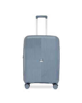 united colors of benetton Unisex Striped Hard Body Trolley Bag with TSA Lock-picture-24