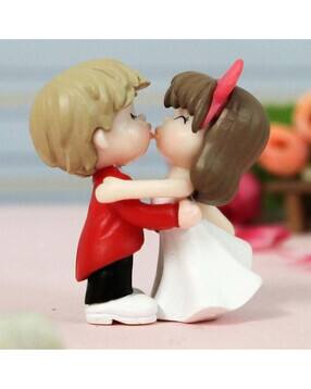 tied ribbons Valentine Gift Romantic Love Hug Couple Showpiece-picture-35