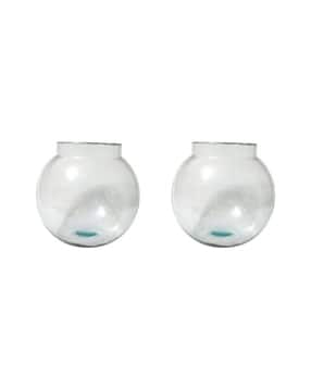 afast Pack of 2 Glass Round Fish Pot-picture-15