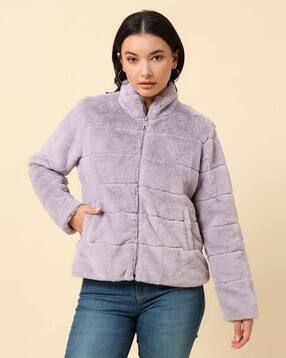 cantabil Regular Fit Zip Front Bomber Jacket-picture-49