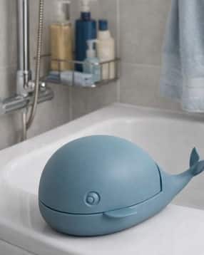 baskety Whale Shaped Soft Bristle Laundry Cleaning Brush-picture-11