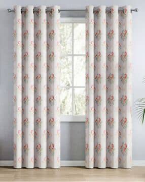 haus & kinder Set of 2 Printed Door Curtains with Eyelets Header-picture-2