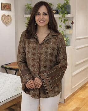 Bandhani Printed Shirt-image-18