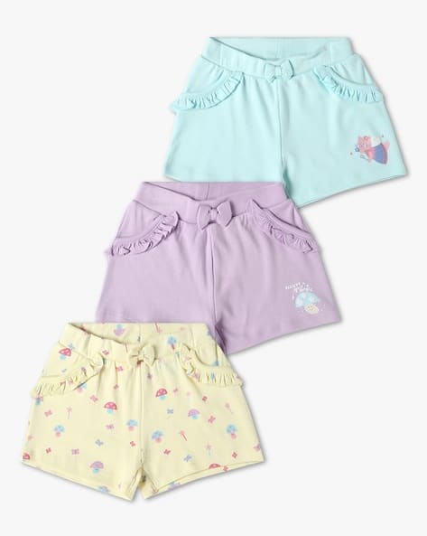 INF FRENDZ Pack of 3 Printed Assorted Shorts