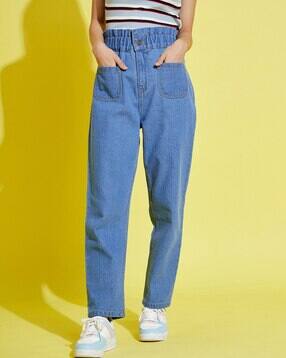 noh.voh - sassafras kids Girls High-Rise Relaxed Jeans-picture-12