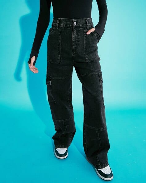 NOH.VOH - SASSAFRAS KIDS Girls High-Rise Straight Jeans
