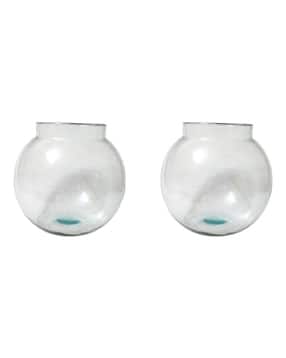 afast Pack of 2 Glass Round Fish Pot-picture-47
