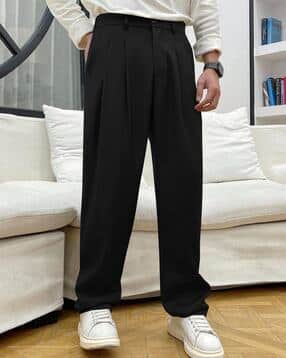 buda jeans co Men Relaxed Fit Double-Pleat Trouser-picture-48