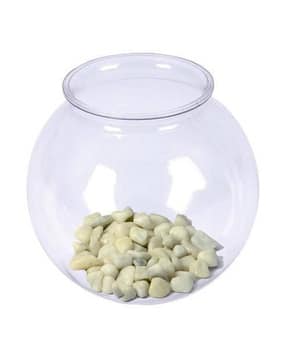 Glass Round Fish Pot
