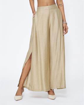 Women Wide Leg High-Rise Palazzos