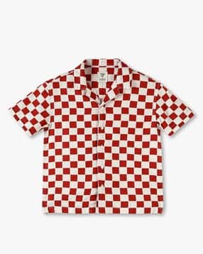 kb team spirit Boys Checked Oversized Cotton Shirt-picture-30