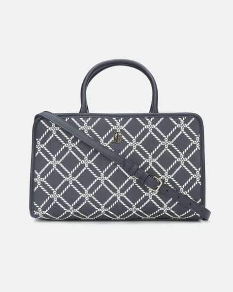 TOMMY HILFIGER Western Polyurethane Geometric Sling Bag