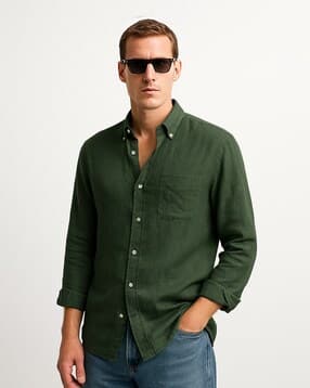 buda jeans co Men Regular Fit Shirt with Button-Down Collar-picture-25