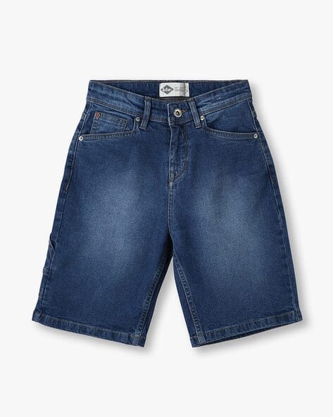 Lee Cooper Boys Mid-Rise Loose Fit Shorts