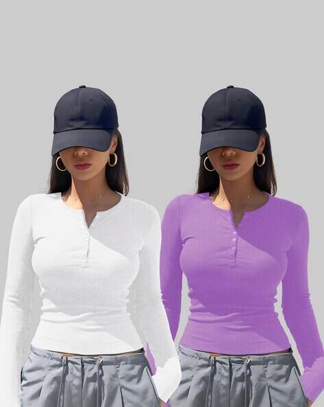 Maheshvi Women Pack of 2 Fitted Top