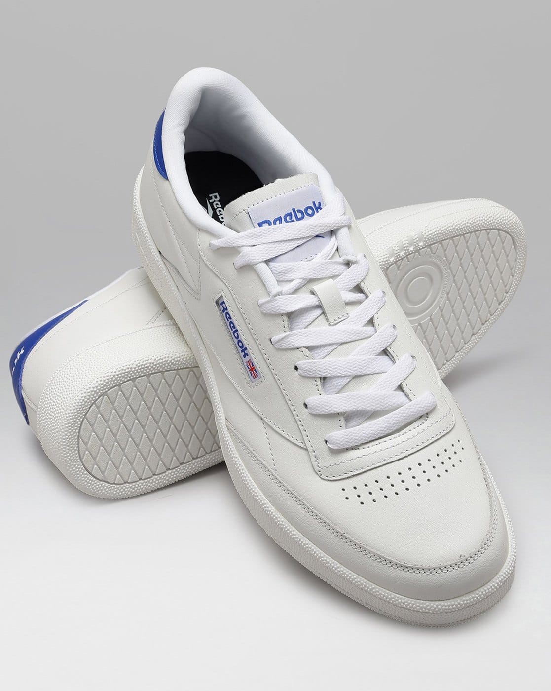 Sneakers with Faux Leather Upper