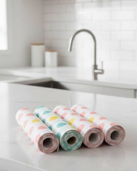 Baskety Non-Slip Polka Dot Kitchen Drawer Mat