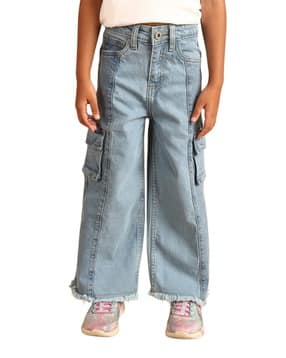 pilolo Girls Mid Rise Baggy Jeans-picture-1