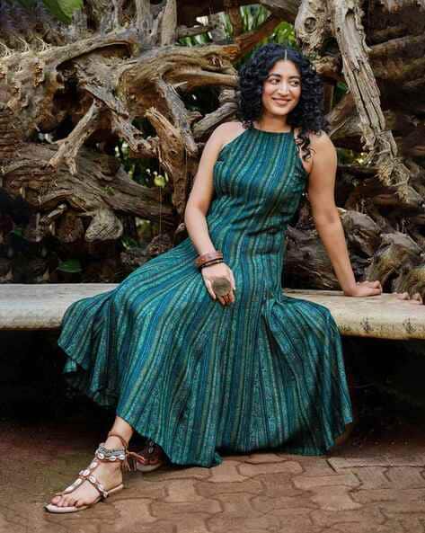 global desi green maxi dress Buy Teal Dresses for Women by Online Embroidery