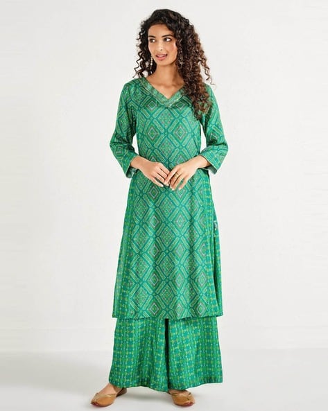 Buy GLOBAL DESI Women Printed 2-Piece A-Line ... Online | Ajio.com Buy GLOBAL DESI Women Printed 2-Piece A-Line ... Online | Ajio.com