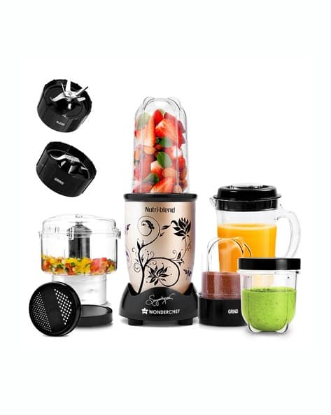 Wonderchef Nutri Blend CKM 500 Watt Mixer Grinder with 4 Unbreakable Jars