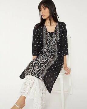 max Women Printed Straight Kurta-picture-14