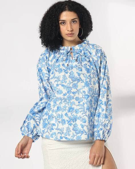 Women Floral Print Relaxed Fit Top