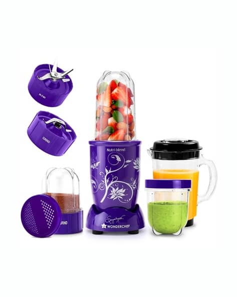 Wonderchef Nutri Blend 500 Watt Mixer Grinder with 3 Unbreakable Jars