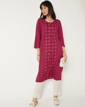 max Women Printed Straight Kurta-picture-31