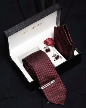 mutaqinoti Men Tie with Pocket Square and Cufflink-picture-10