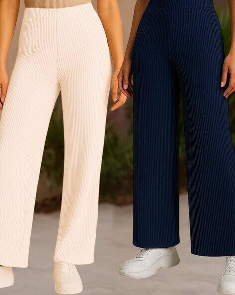 Fabflee X AG Pack Of 2 Ribbed Relaxed Fit Trousers