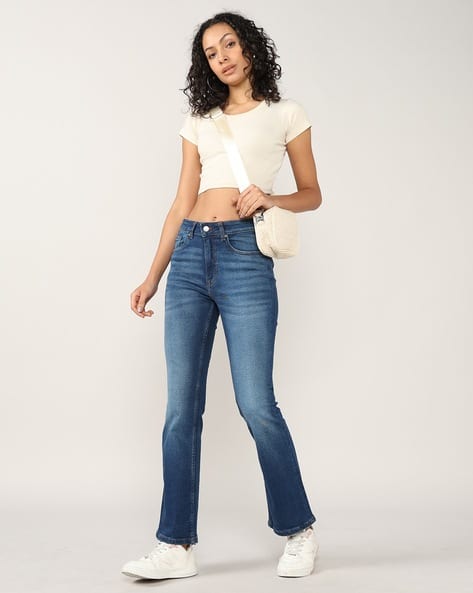 Lee Cooper Women Lightly Washed Bootcut Jeans