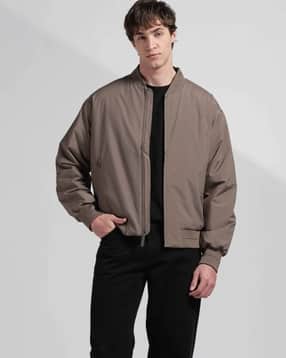 calvin klein jeans Men Regular Fit Bomber Jacket-picture-14