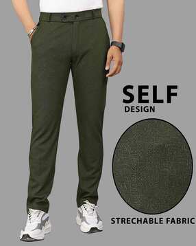 combraided x ag Men Patterned Slim Fit Flat-Front Chinos-picture-11