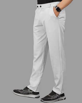 combraided x ag Men Patterned Slim Fit Flat-Front Chinos-picture-38